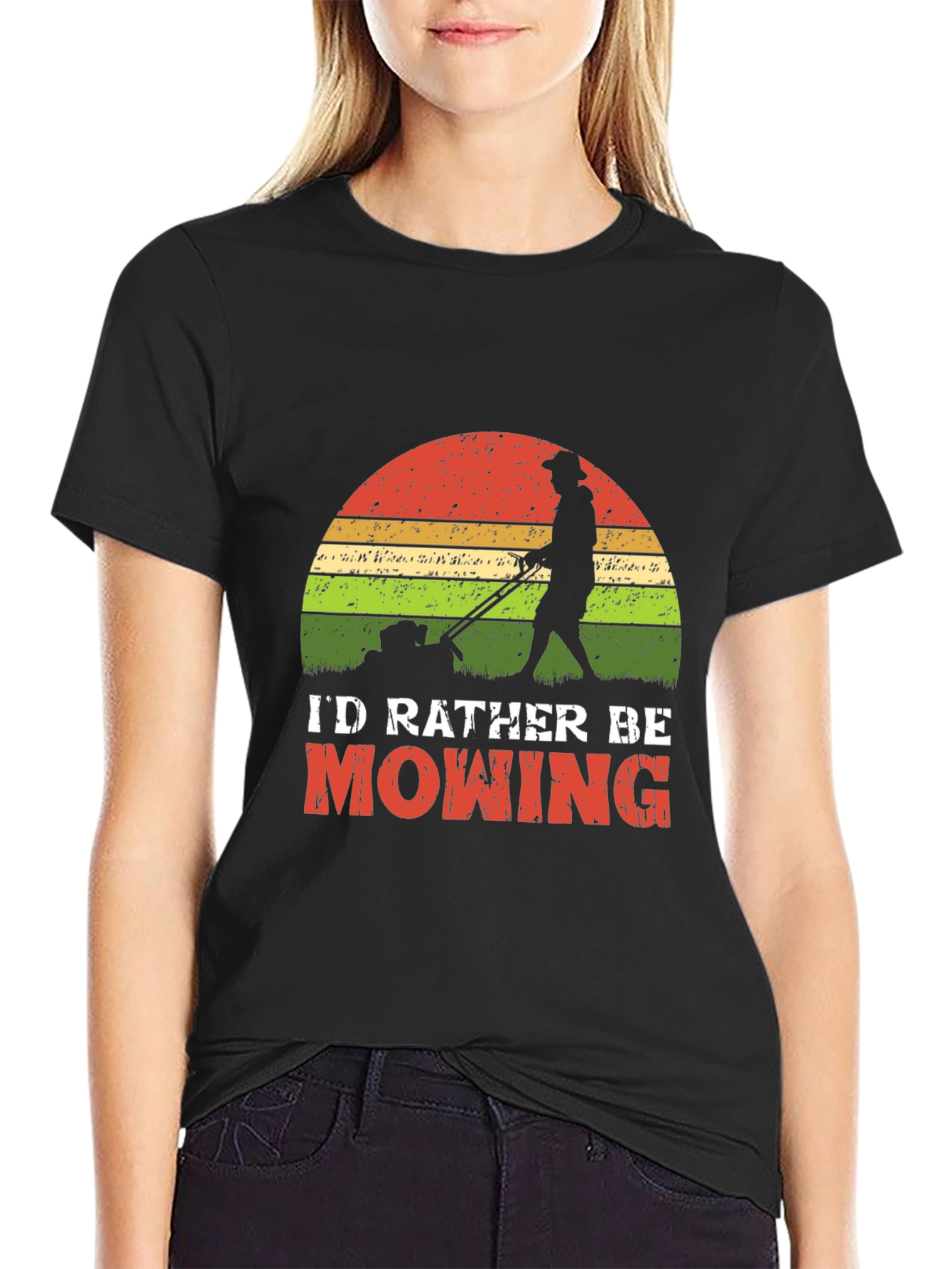 Id Rather Be Mowing T-Shirt