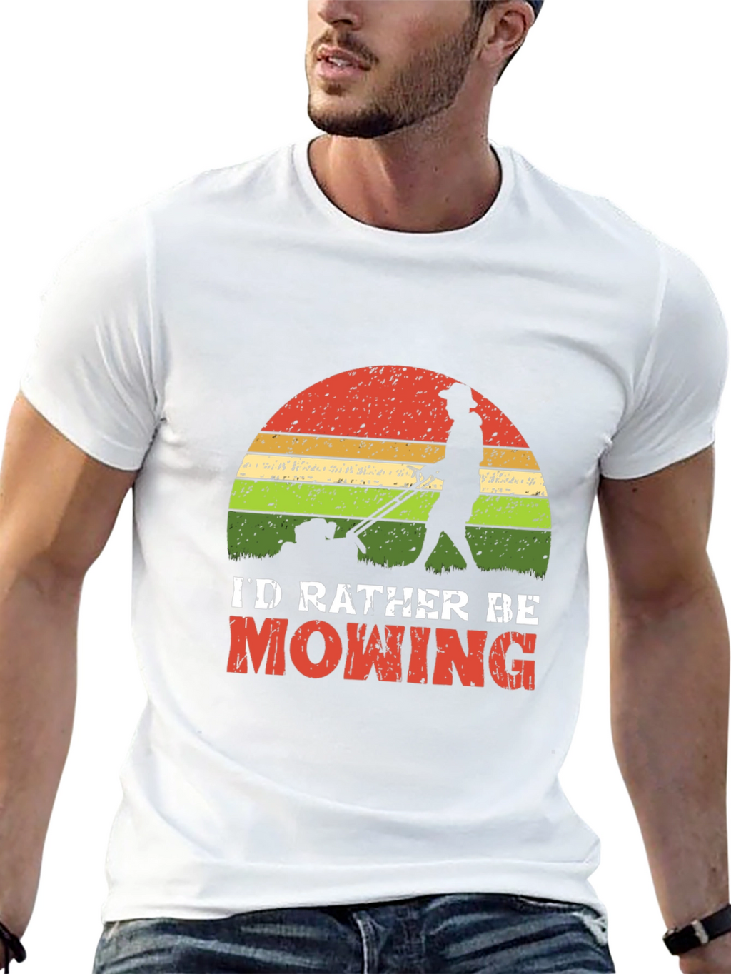 Id Rather Be Mowing T-Shirt