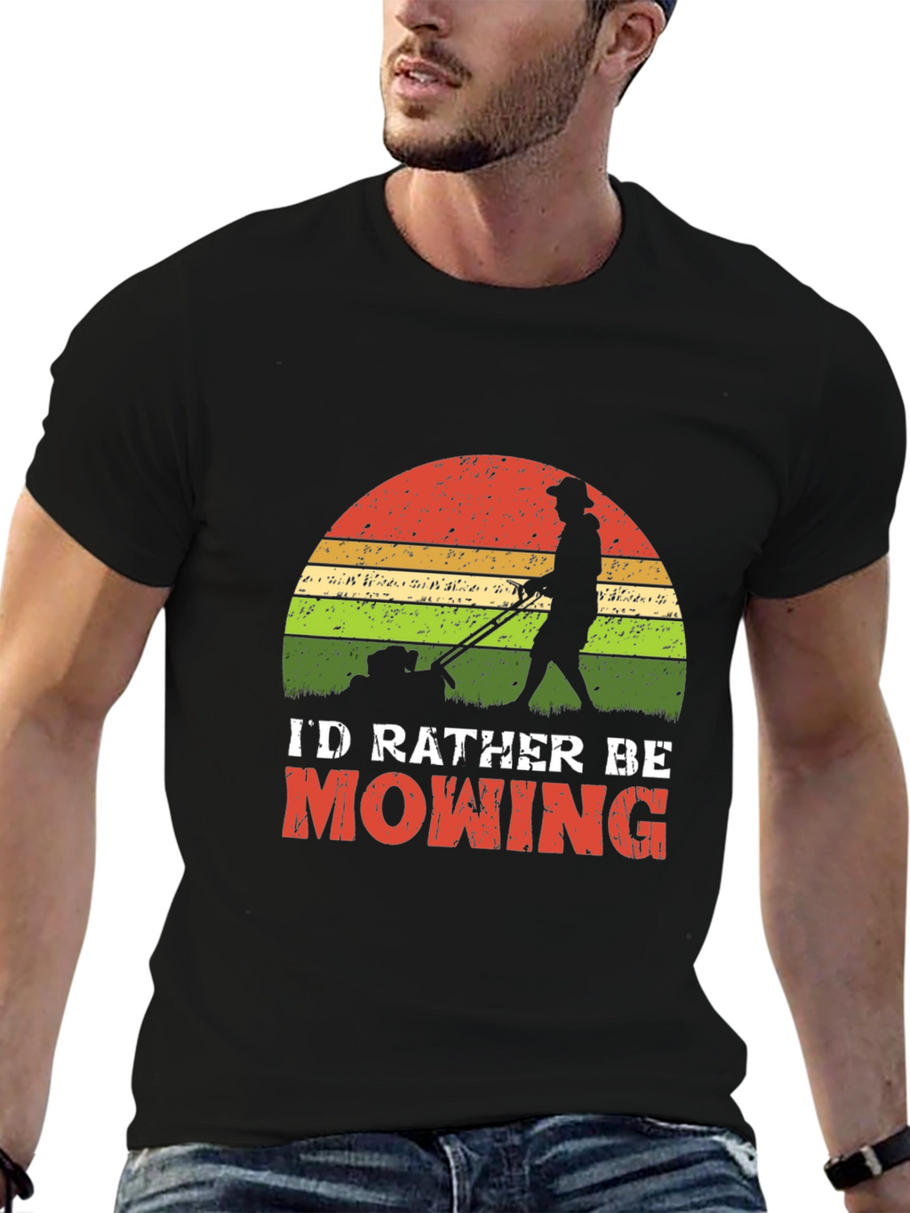Id Rather Be Mowing T-Shirt