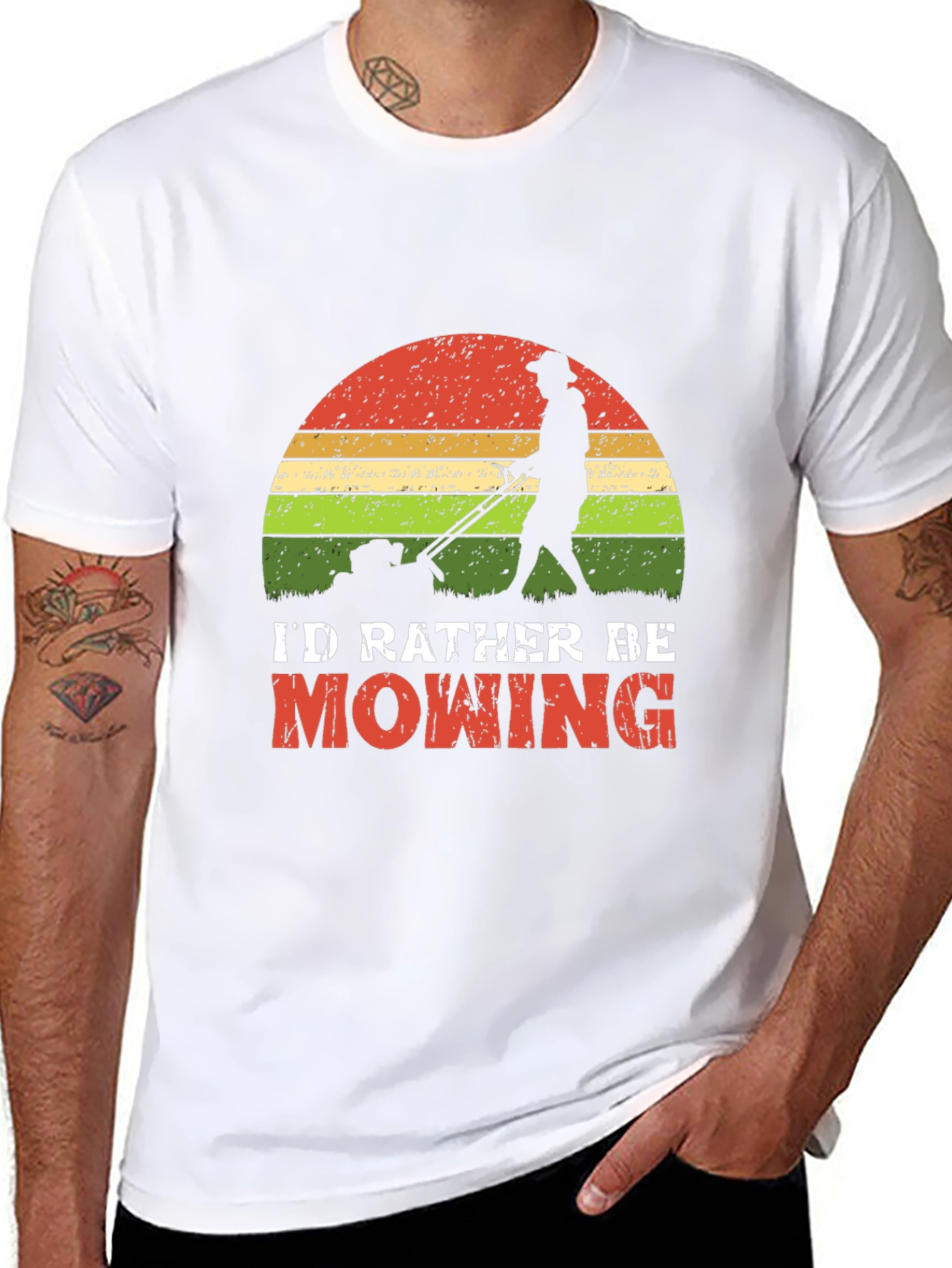 Id Rather Be Mowing T-Shirt