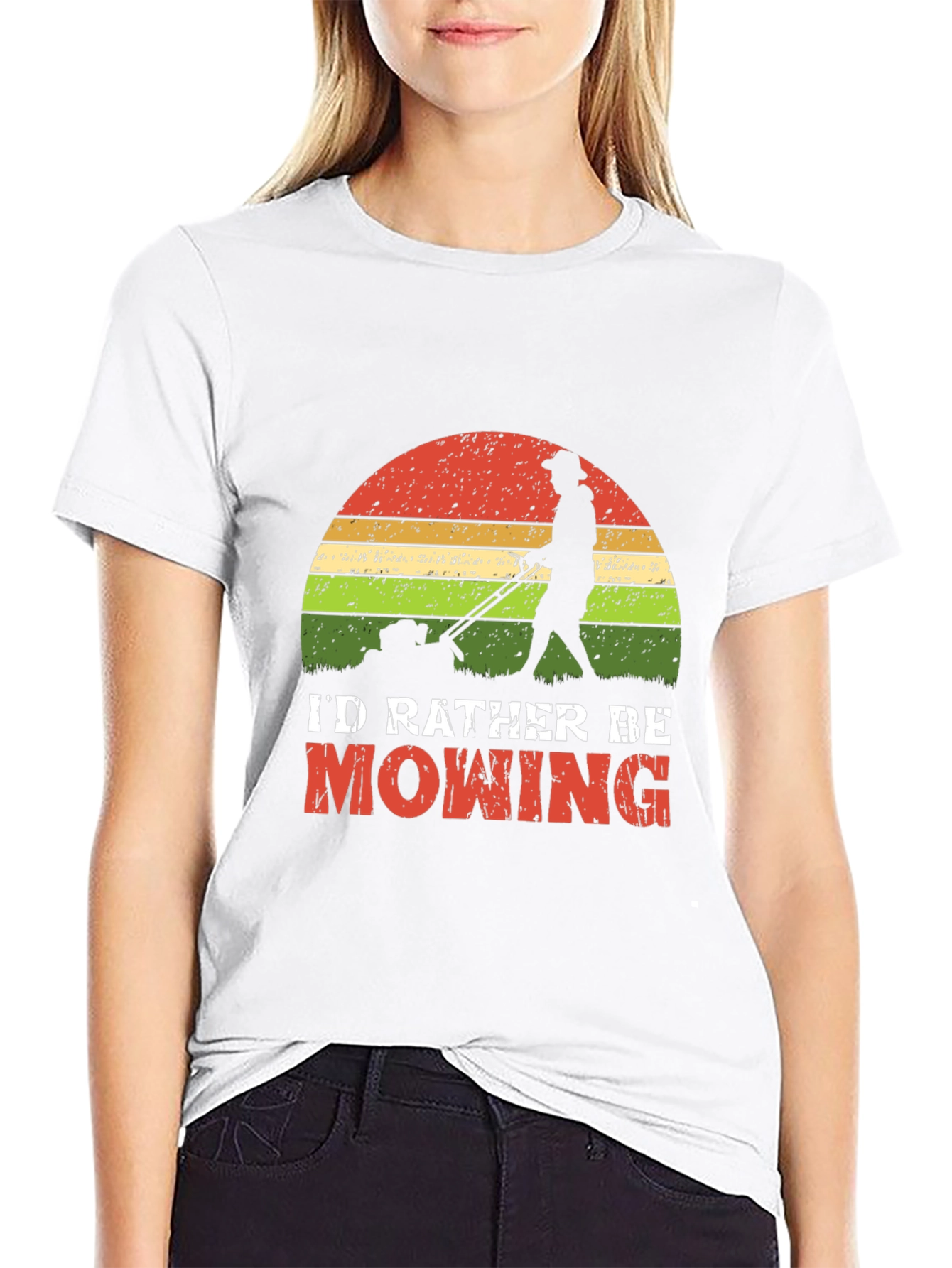 Id Rather Be Mowing T-Shirt
