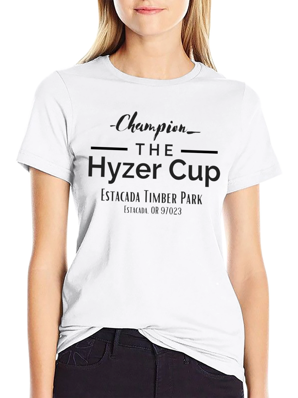 Hyzer Cup Champion Black T-Shirt