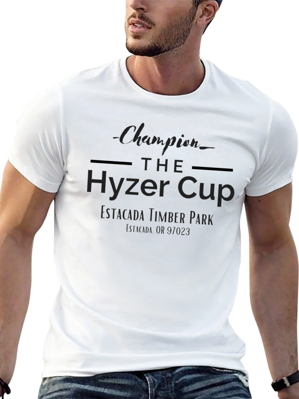 Hyzer Cup Champion Black T-Shirt