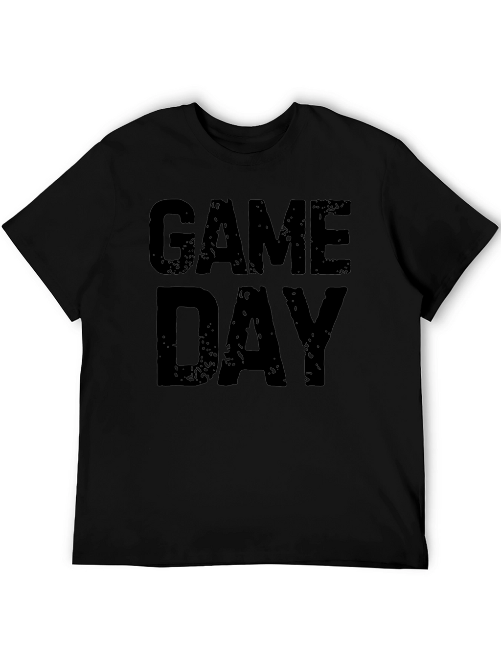 Game Day T-Shirt - Black Graphic Tee