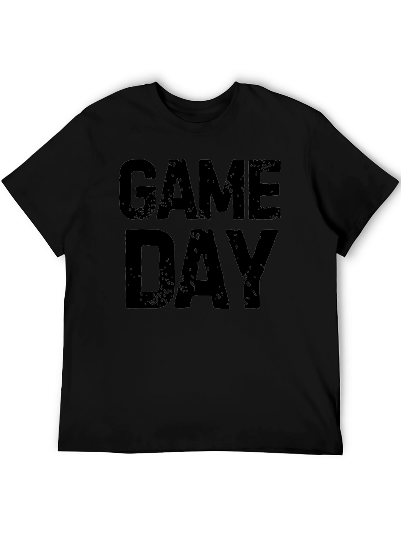 Game Day T-Shirt - Black Graphic Tee