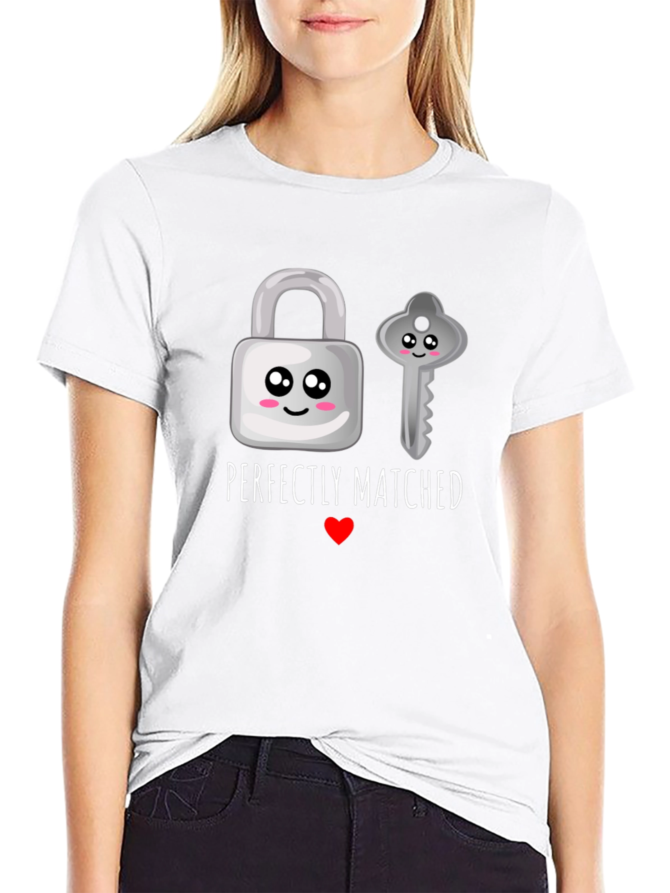 Perfectly Matched Graphic T-Shirt