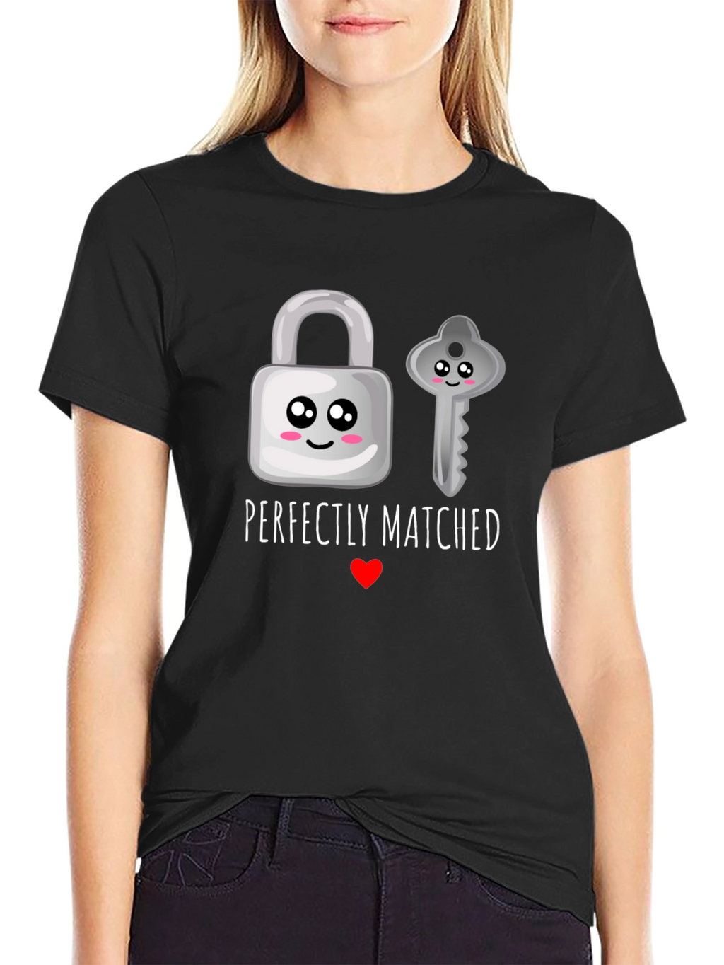 Perfectly Matched Graphic T-Shirt