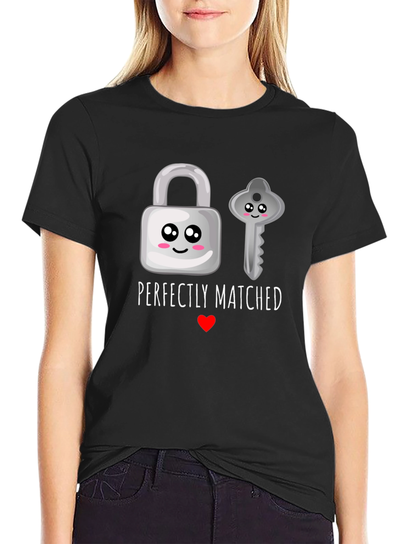 Perfectly Matched Graphic T-Shirt