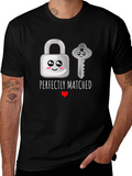 Perfectly Matched Graphic T-Shirt