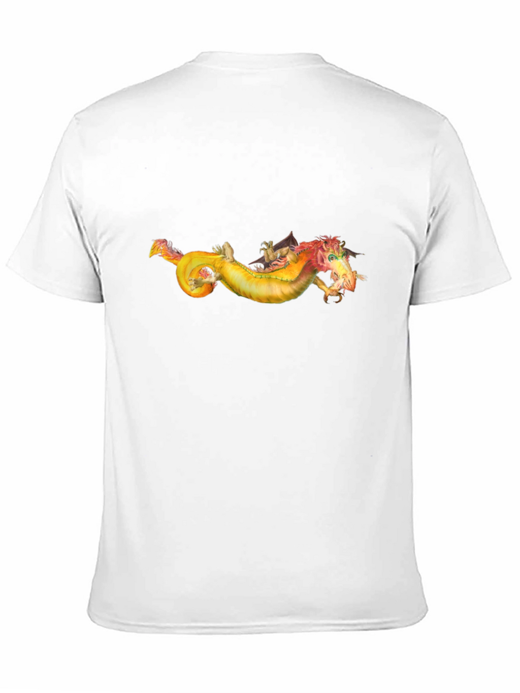 Dragon Graphic Tee - Fantasy Creature Design T-Shirt