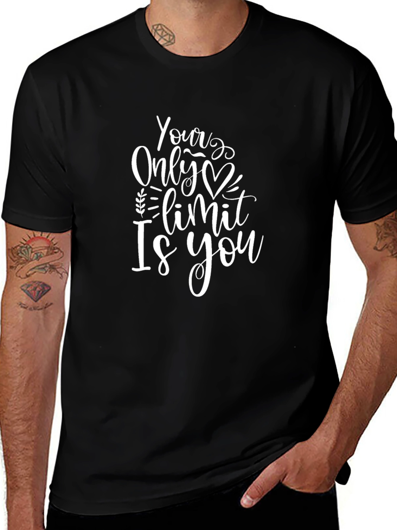 Inspirational Graphic Tee - Your Only Limit