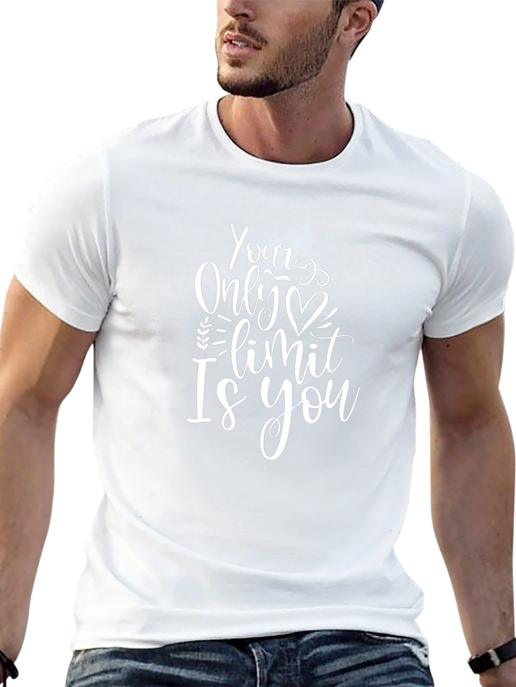 Inspirational Graphic Tee - Your Only Limit