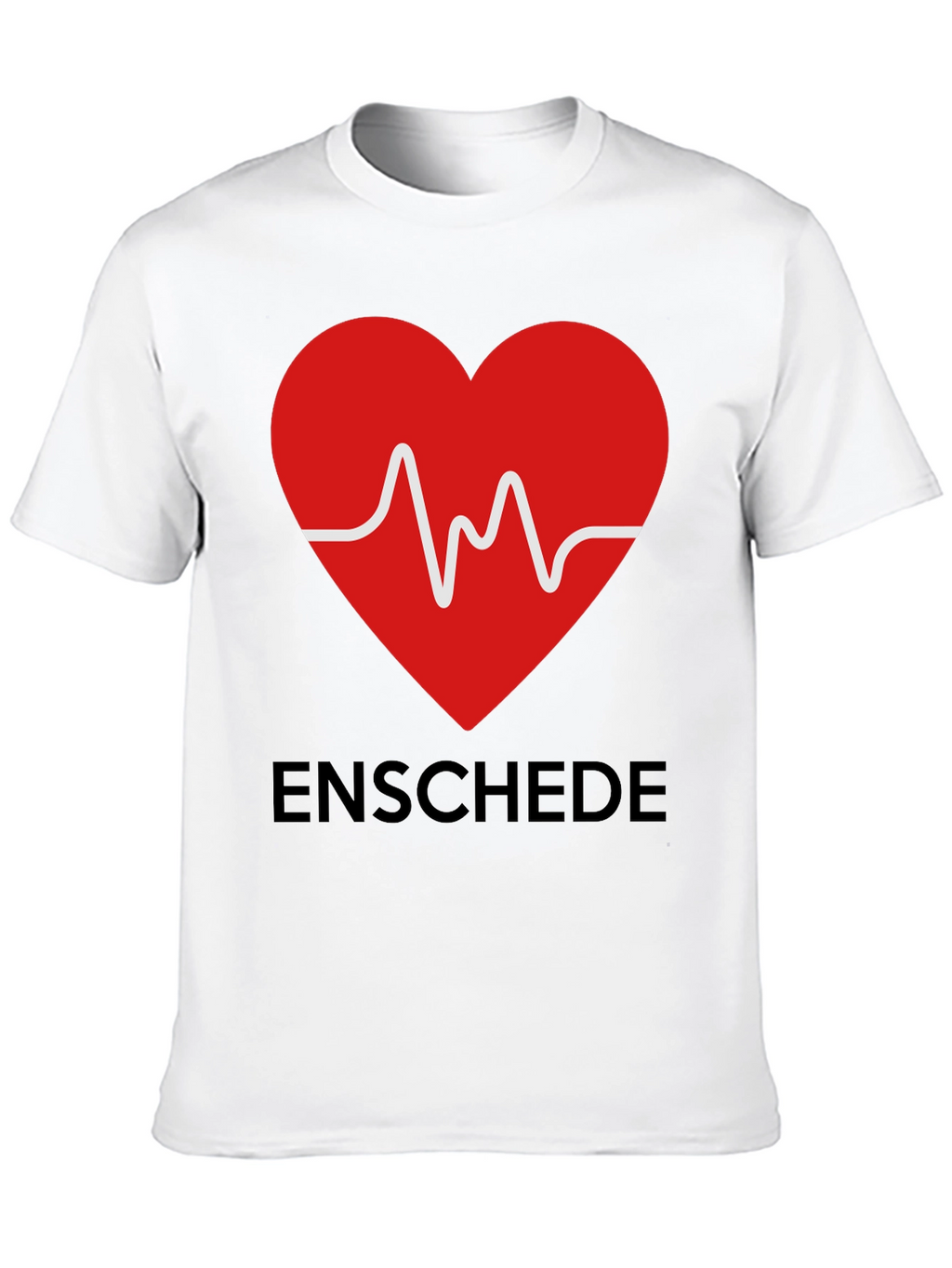 Enschede Heartbeat Graphic Tee - Soft Cotton Blend
