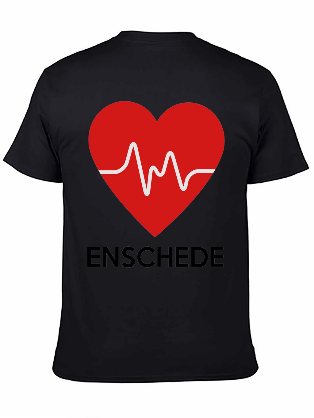 Enschede Heartbeat Graphic Tee - Soft Cotton Blend
