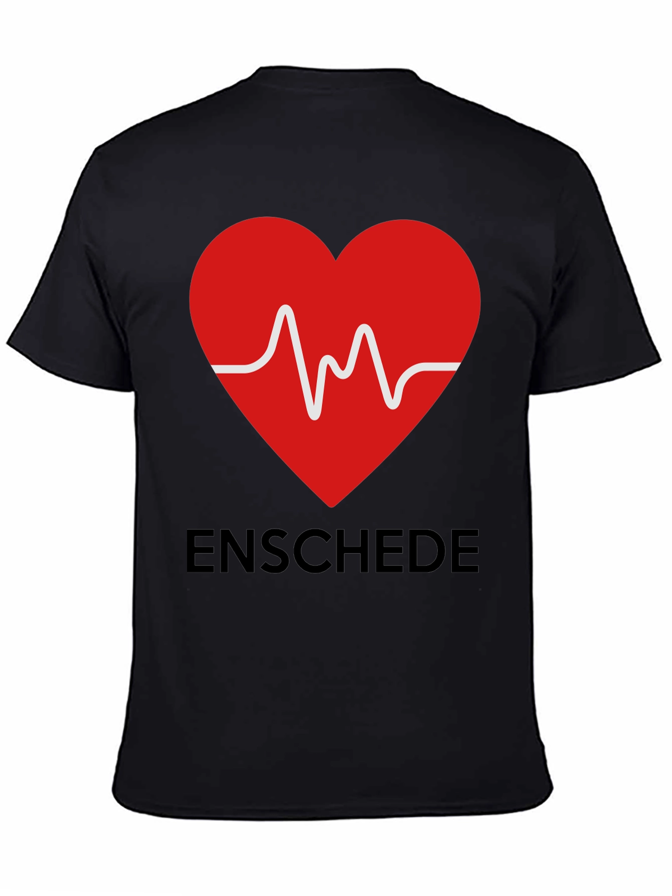 Enschede Heartbeat Graphic Tee - Soft Cotton Blend