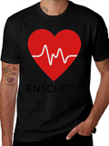 Enschede Heartbeat Graphic Tee - Soft Cotton Blend