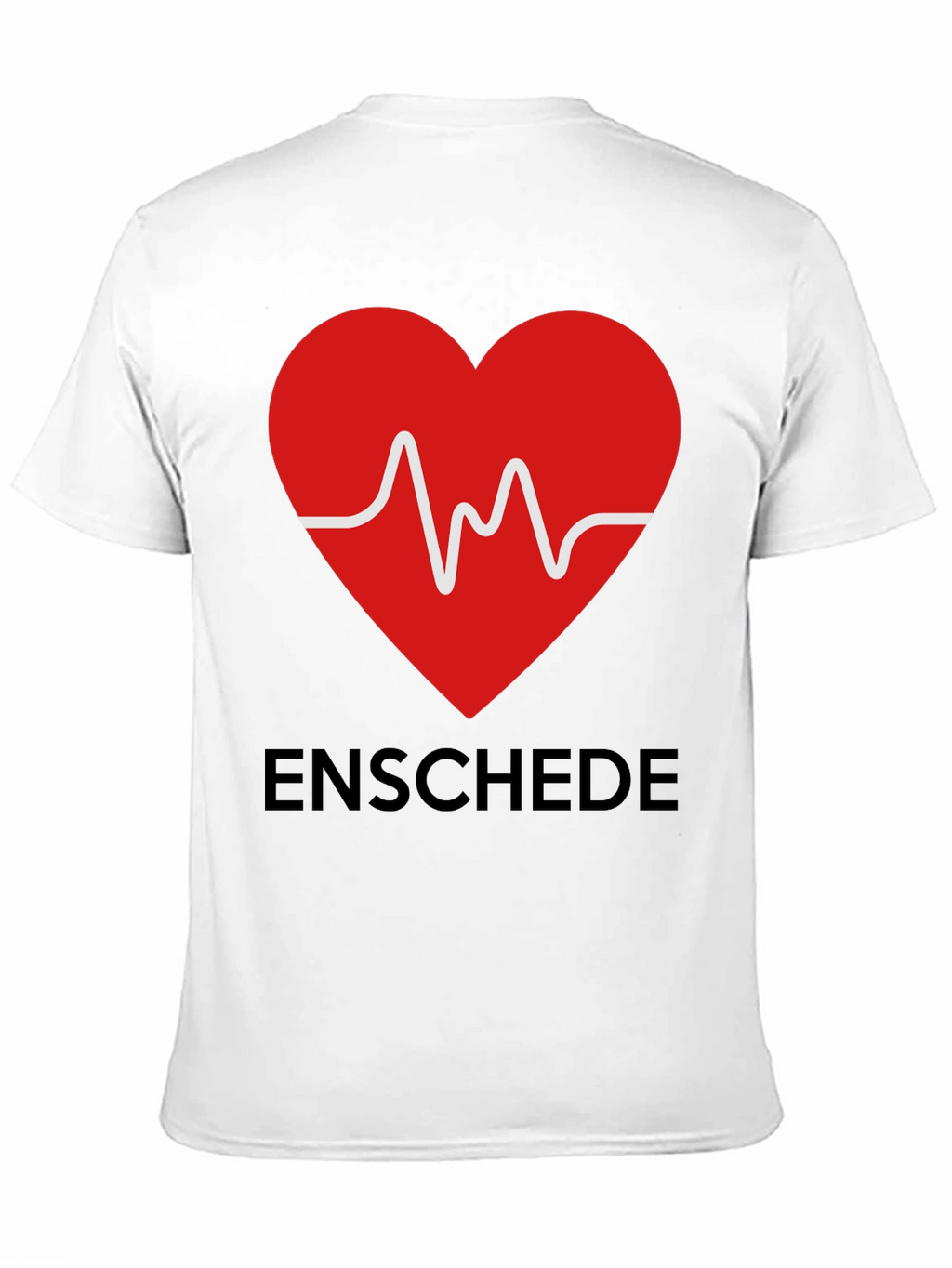 Enschede Heartbeat Graphic Tee - Soft Cotton Blend