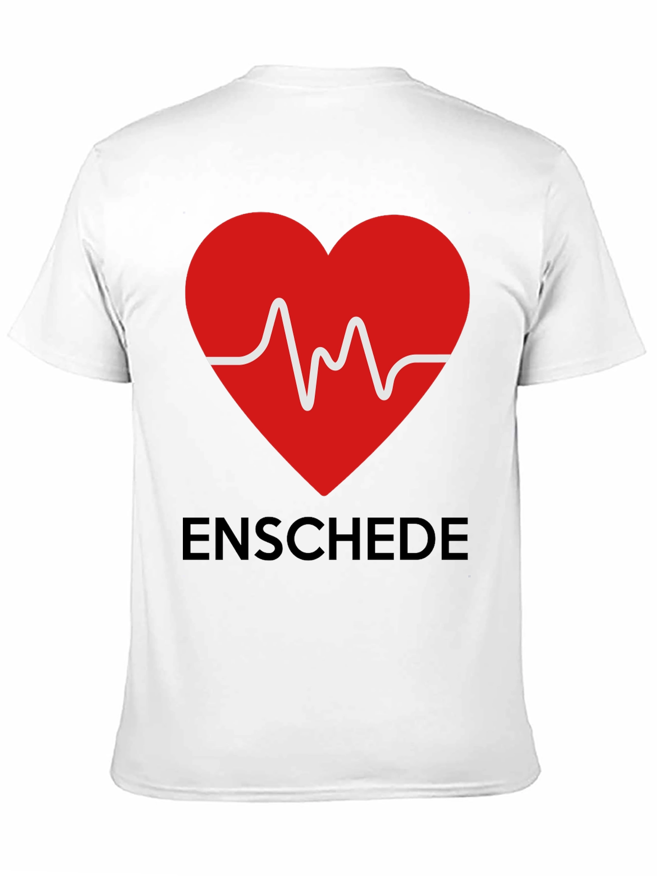 Enschede Heartbeat Graphic Tee - Soft Cotton Blend
