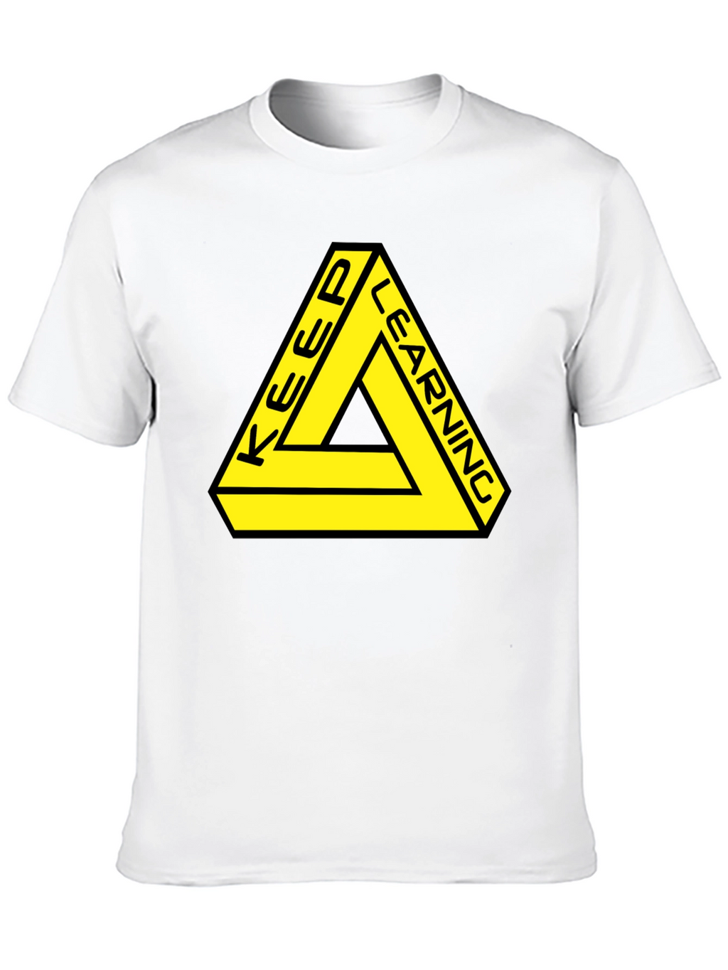 Keep Learning Graphic Tee - Black T-Shirt