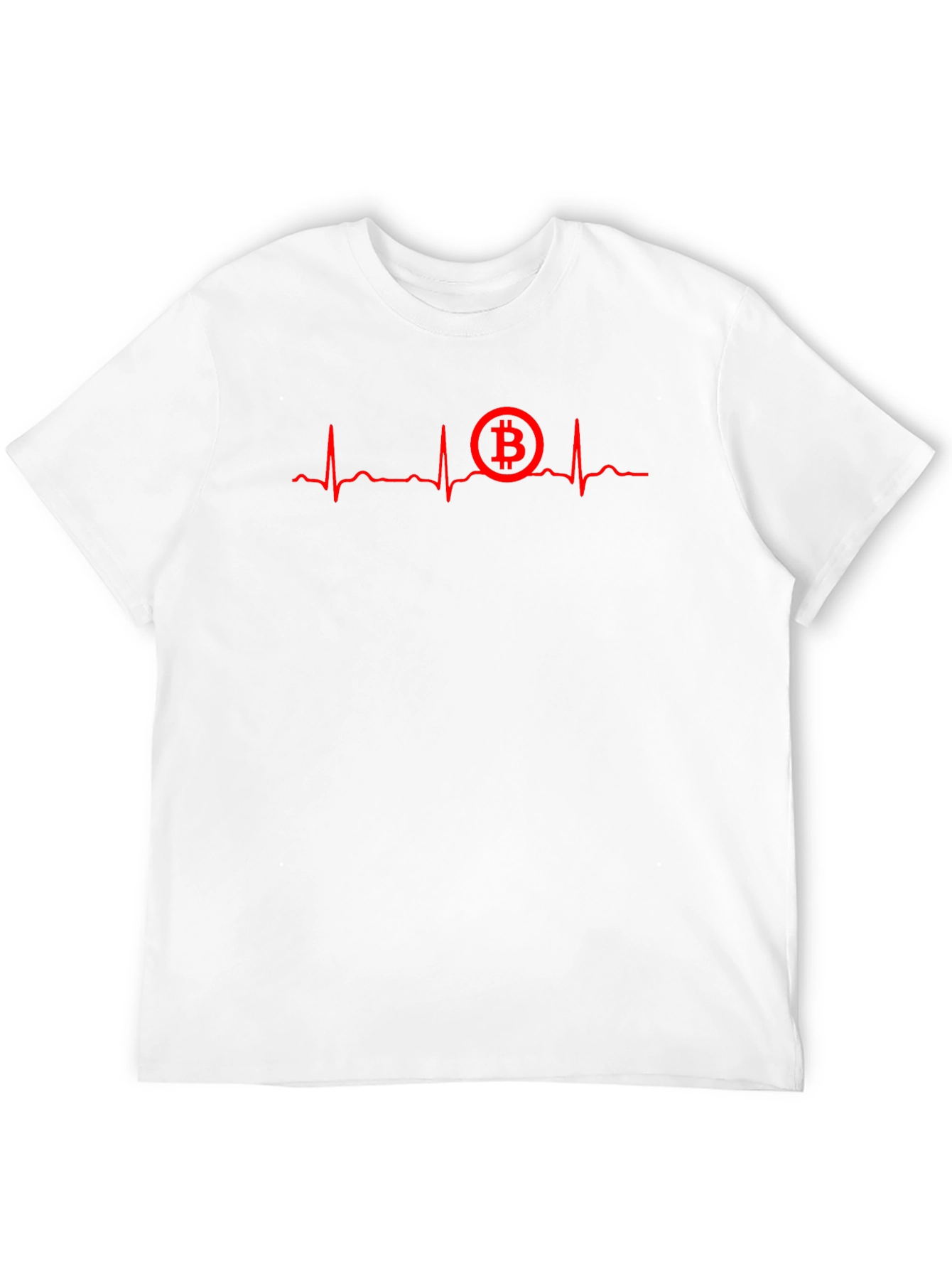 Bitcoin Heartbeat T-Shirt - Crypto Lover Tee