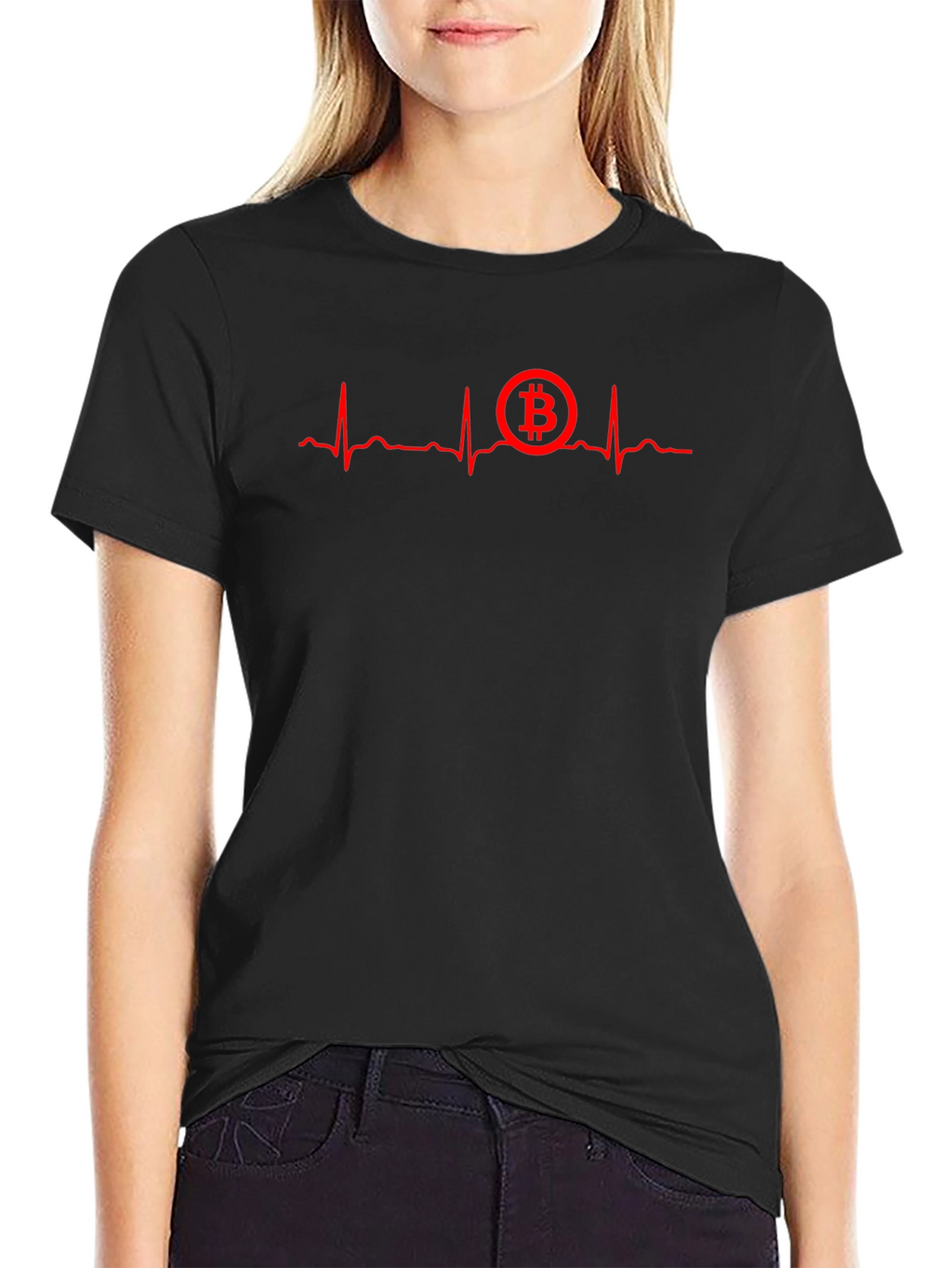 Bitcoin Heartbeat T-Shirt - Crypto Lover Tee