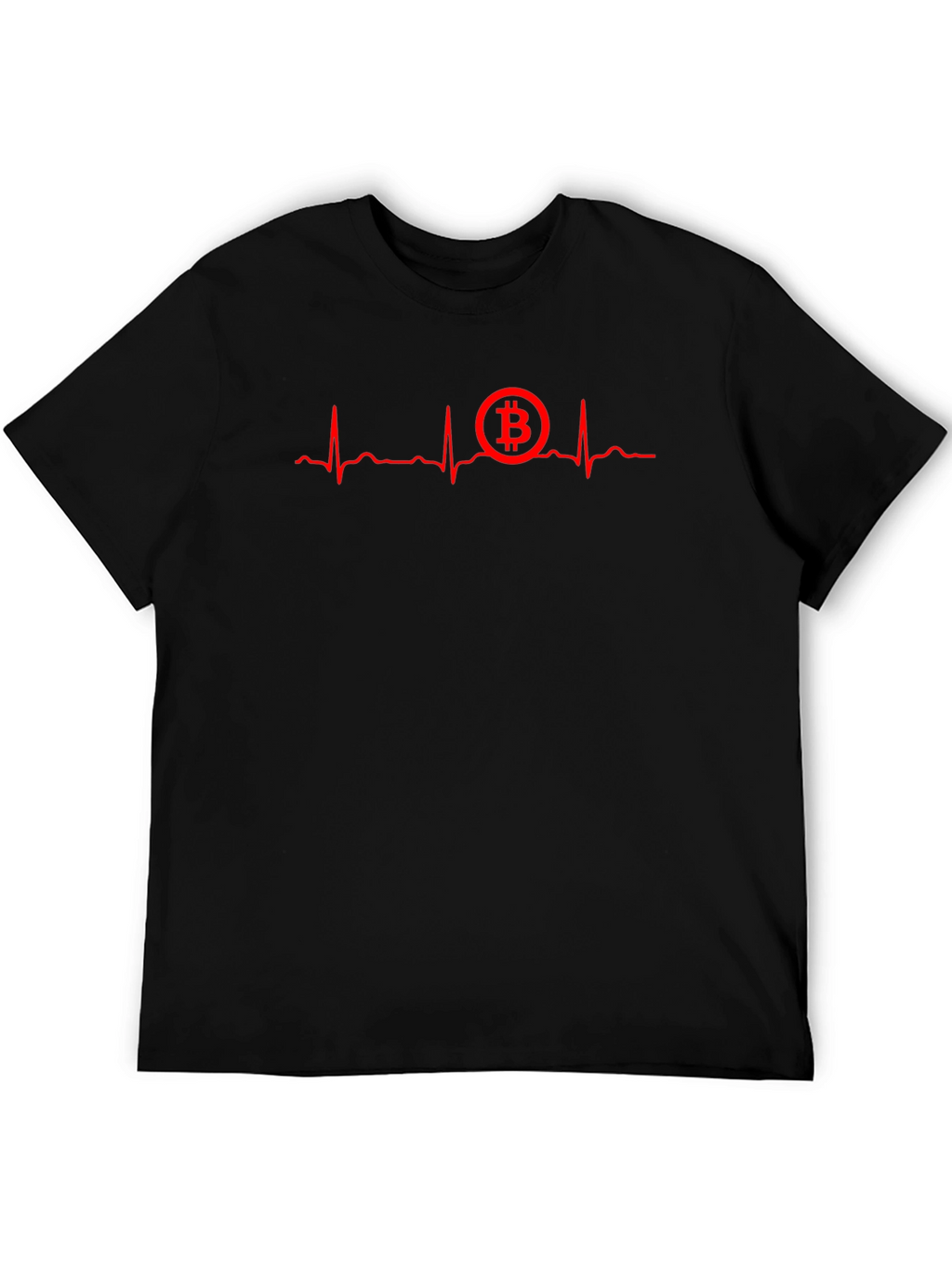 Bitcoin Heartbeat T-Shirt - Crypto Lover Tee