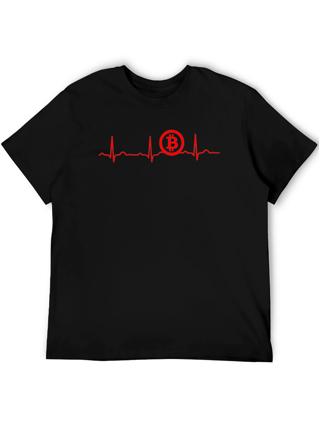 Bitcoin Heartbeat T-Shirt - Crypto Lover Tee