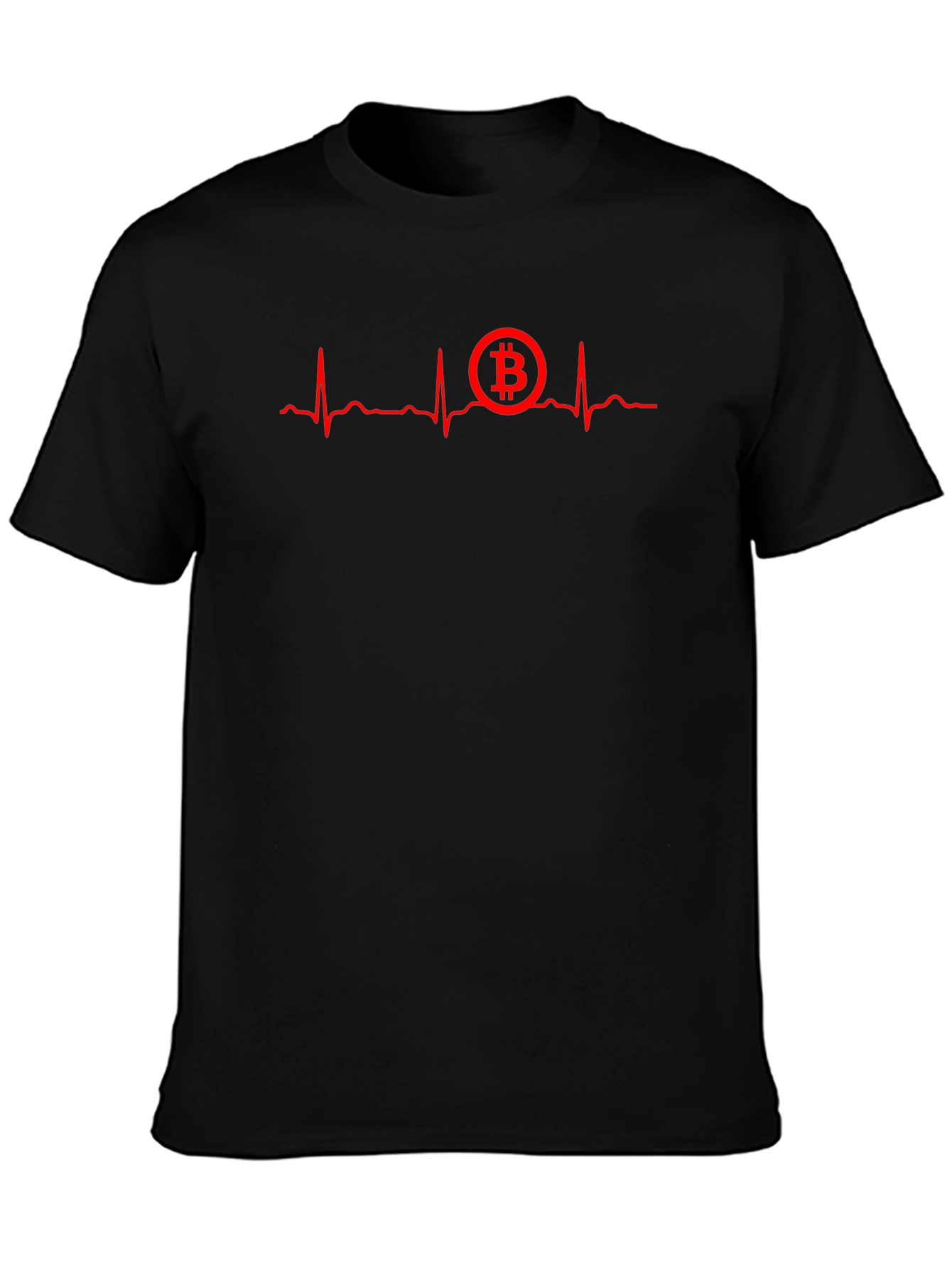 Bitcoin Heartbeat T-Shirt - Crypto Lover Tee
