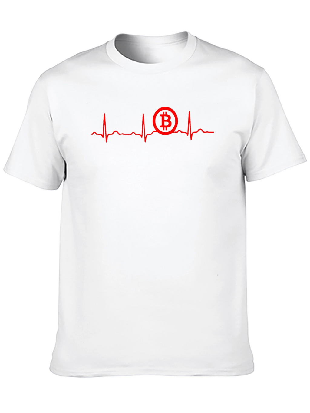 Bitcoin Heartbeat T-Shirt - Crypto Lover Tee