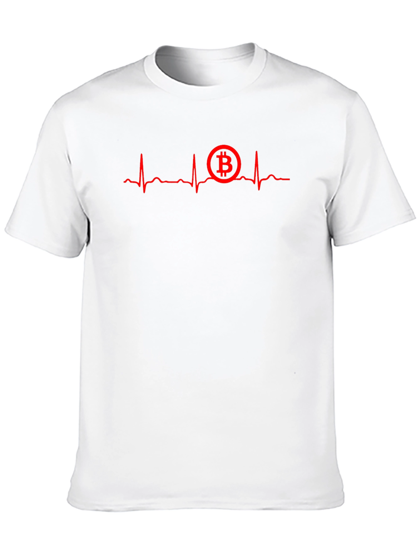 Bitcoin Heartbeat T-Shirt - Crypto Lover Tee