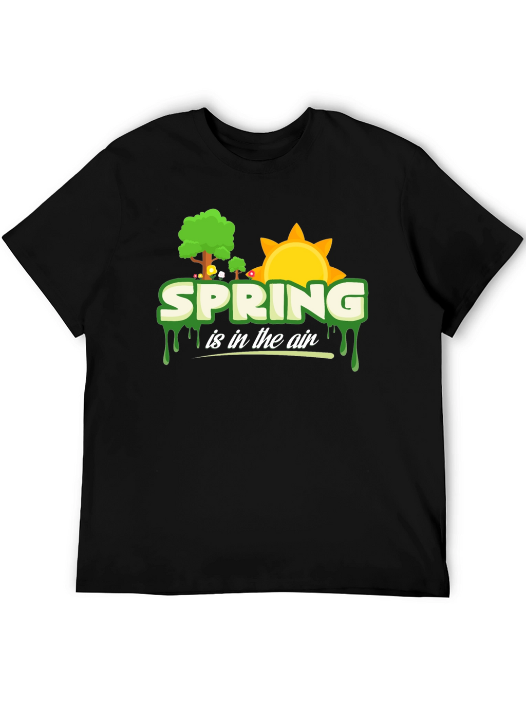 Spring is in the Air T-Shirt Black