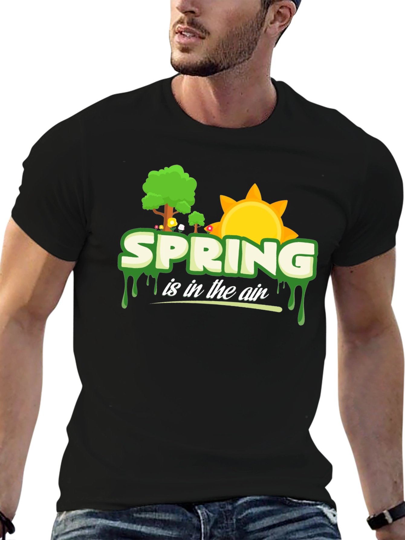 Spring is in the Air T-Shirt Black
