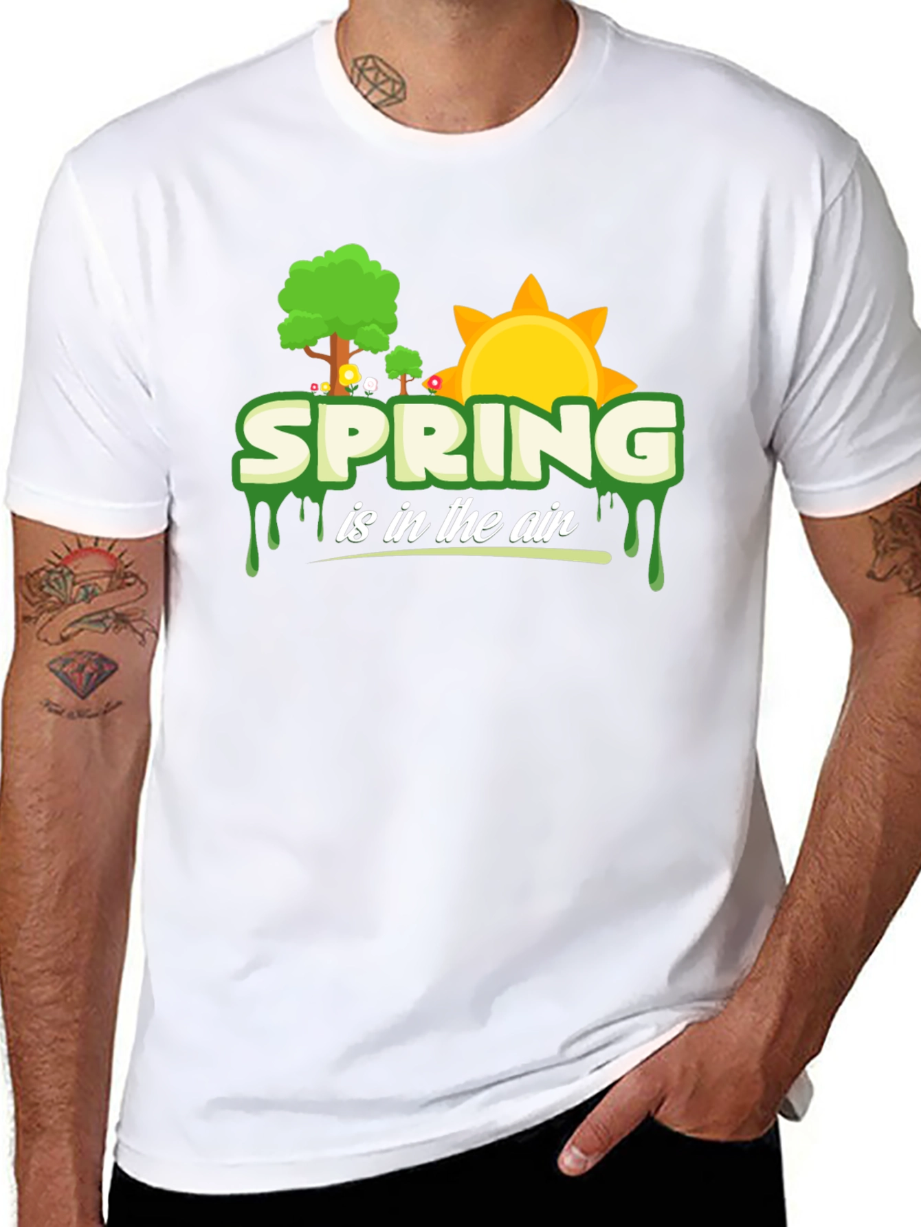 Spring is in the Air T-Shirt Black