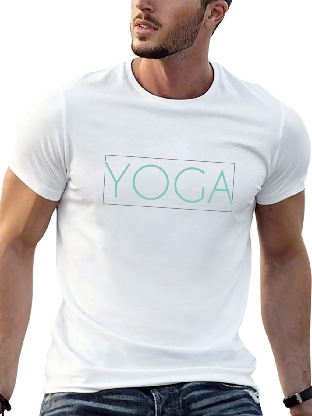 Yoga Graphic Black T-Shirt