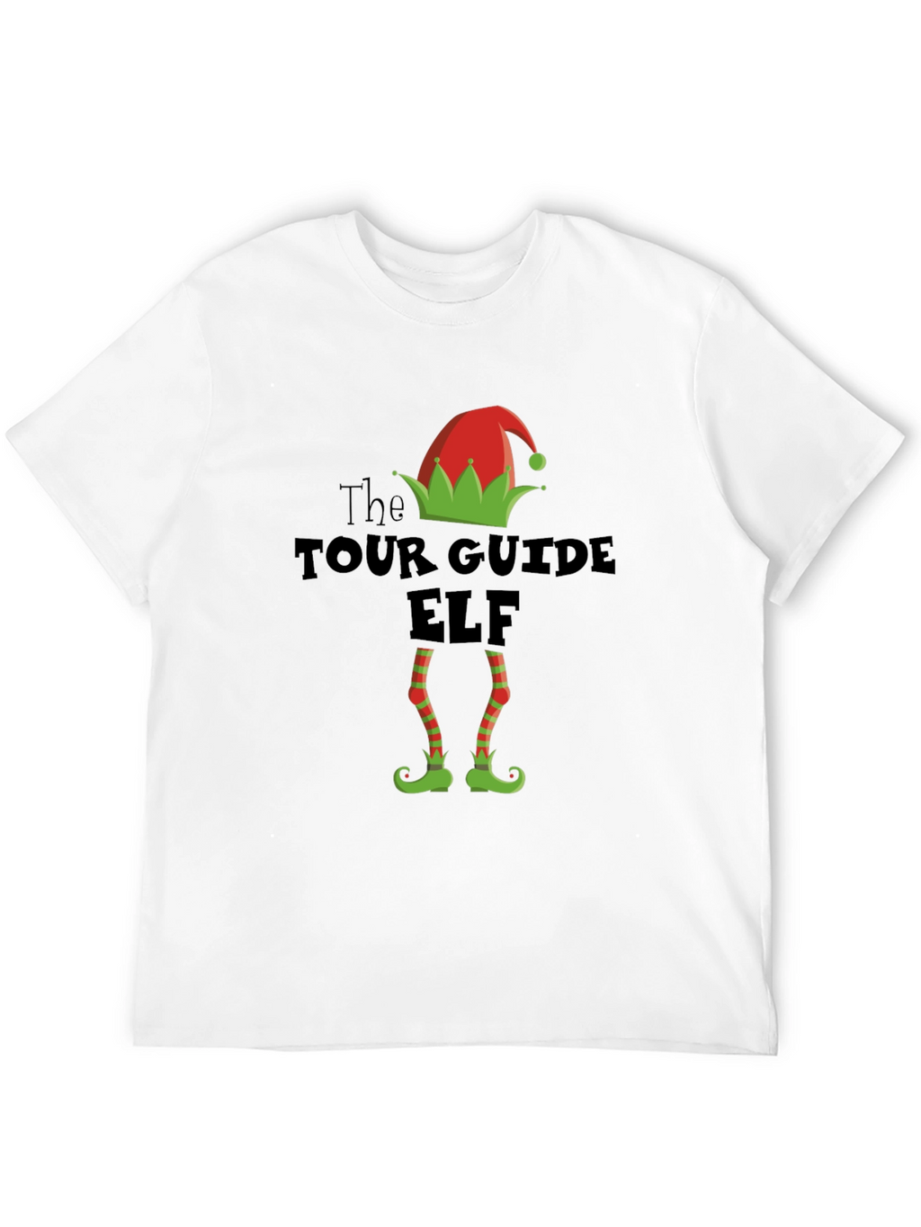 Tour Guide Elf Holiday T-Shirt