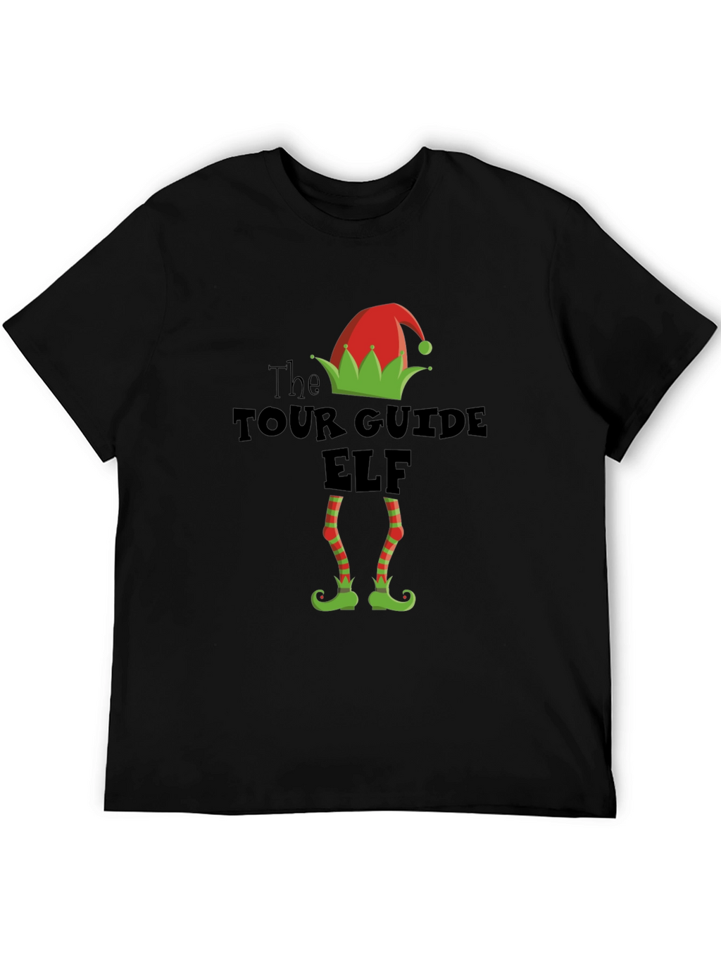 Tour Guide Elf Holiday T-Shirt