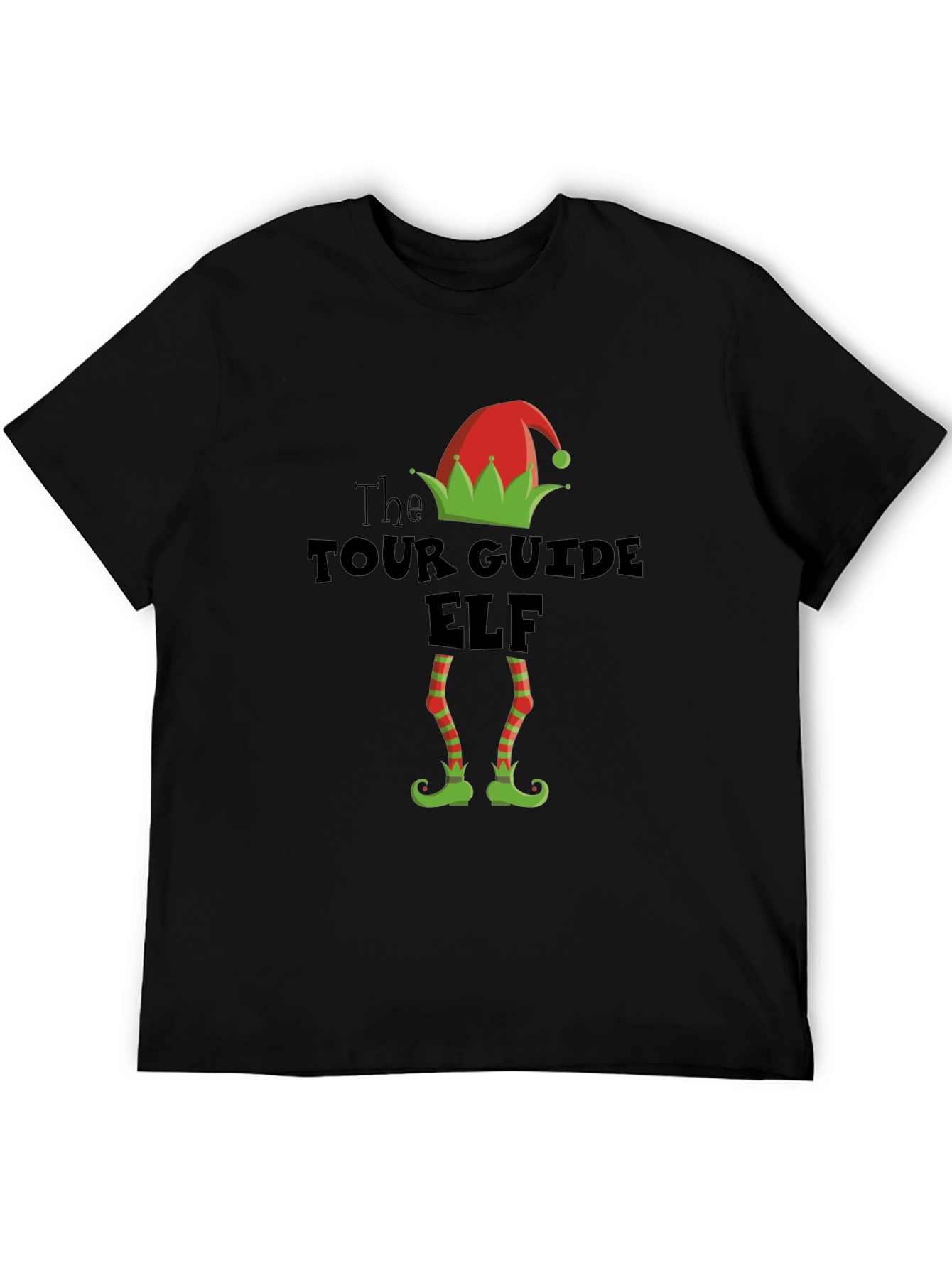 Tour Guide Elf Holiday T-Shirt
