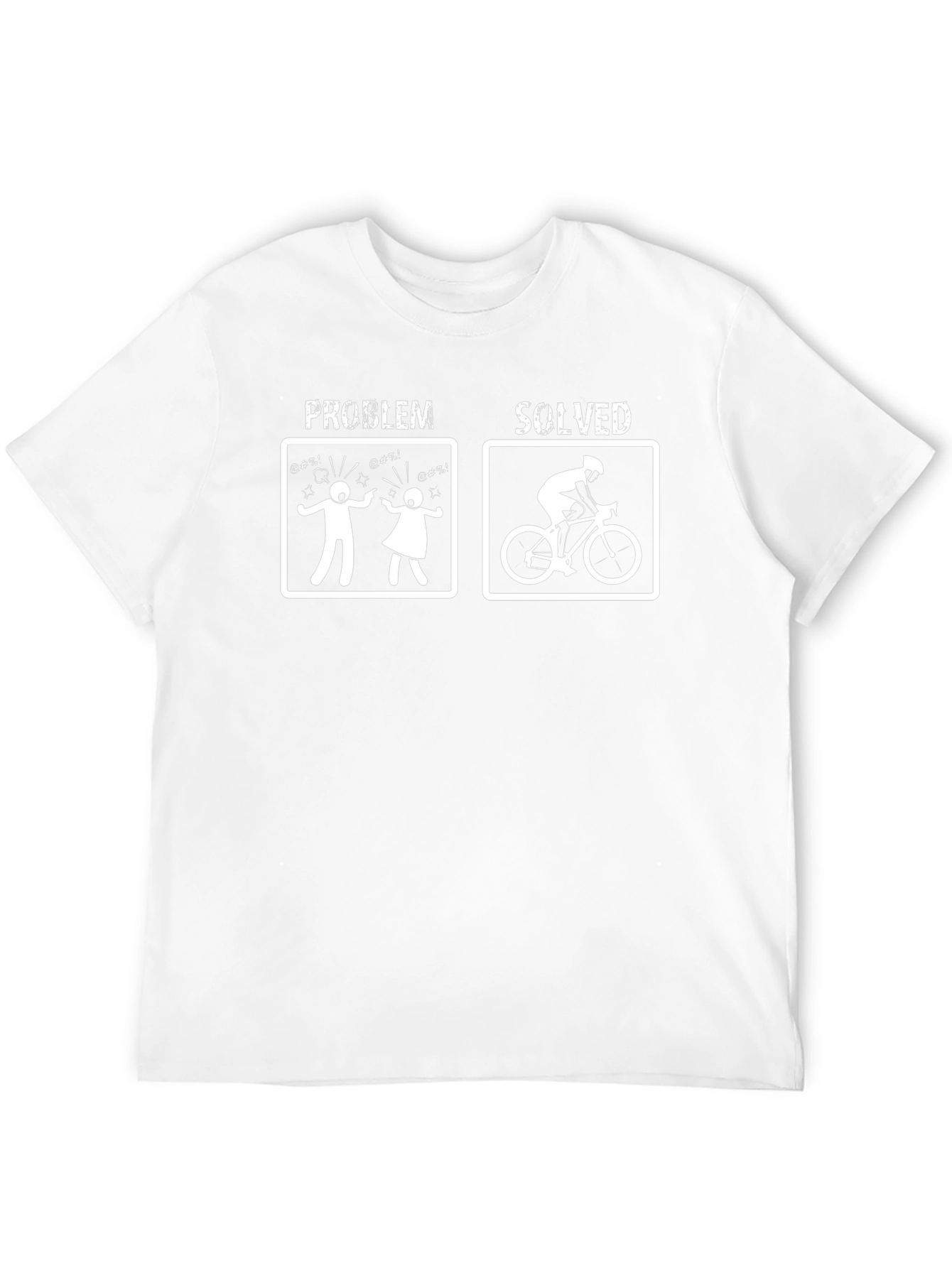 Problem Solved Biker T-Shirt