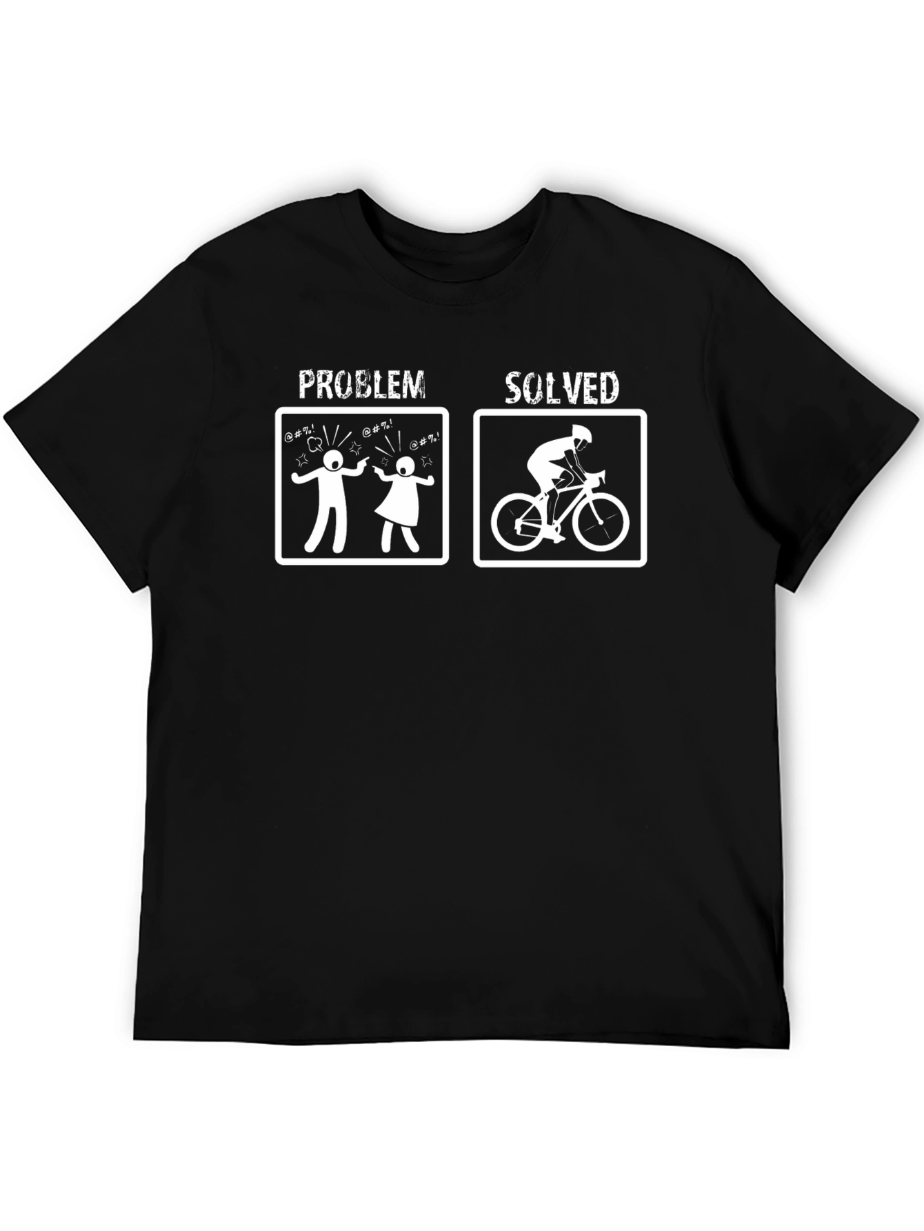 Problem Solved Biker T-Shirt