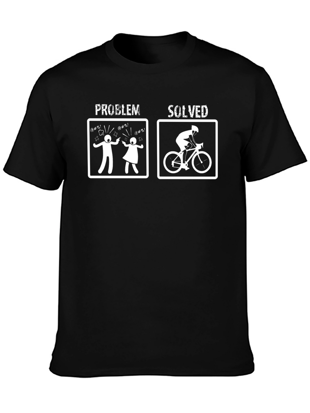 Problem Solved Biker T-Shirt