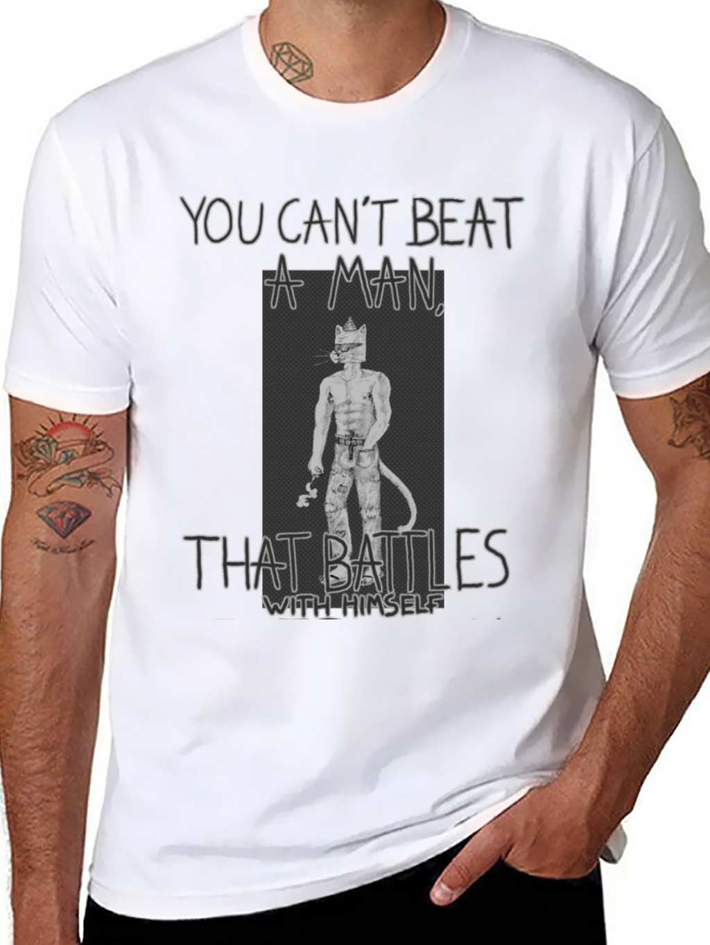 You Cant Beat a Man T-Shirt