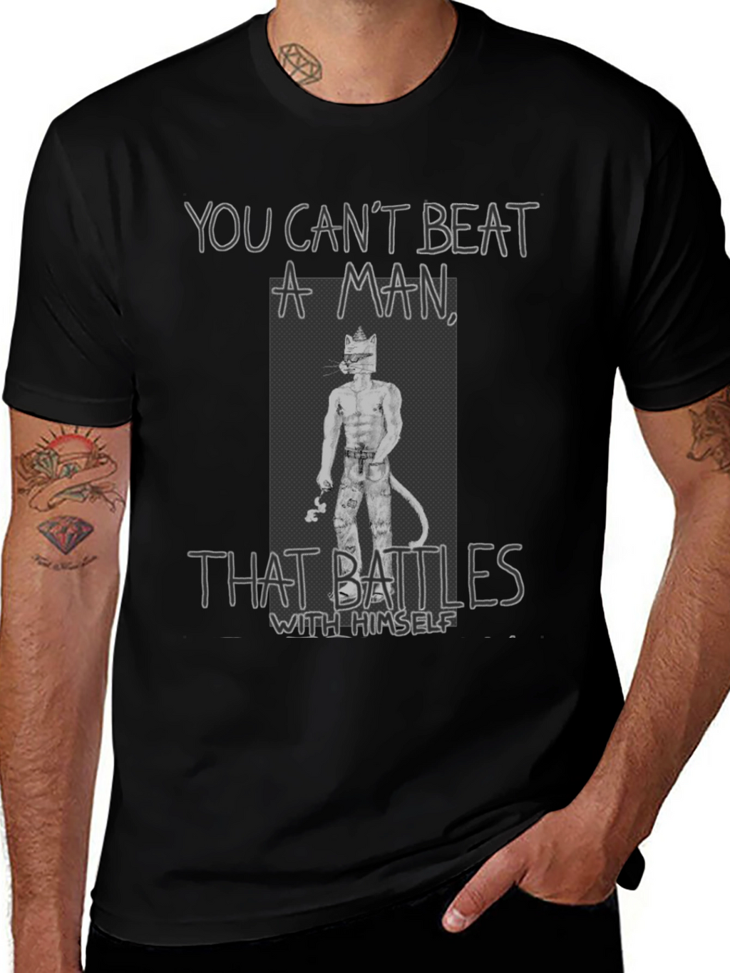 You Cant Beat a Man T-Shirt