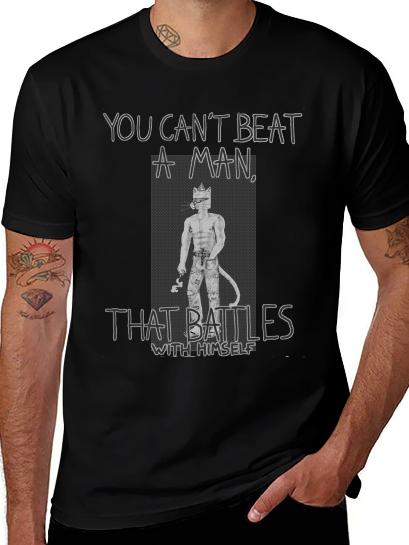 You Cant Beat a Man T-Shirt