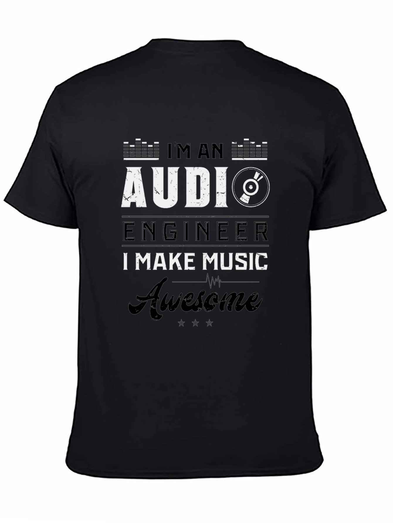 Audi Engineer Music T-Shirt - Awesome Gift