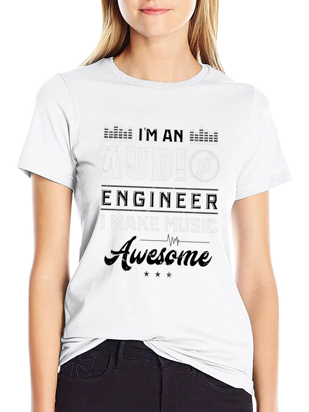 Audi Engineer Music T-Shirt - Awesome Gift