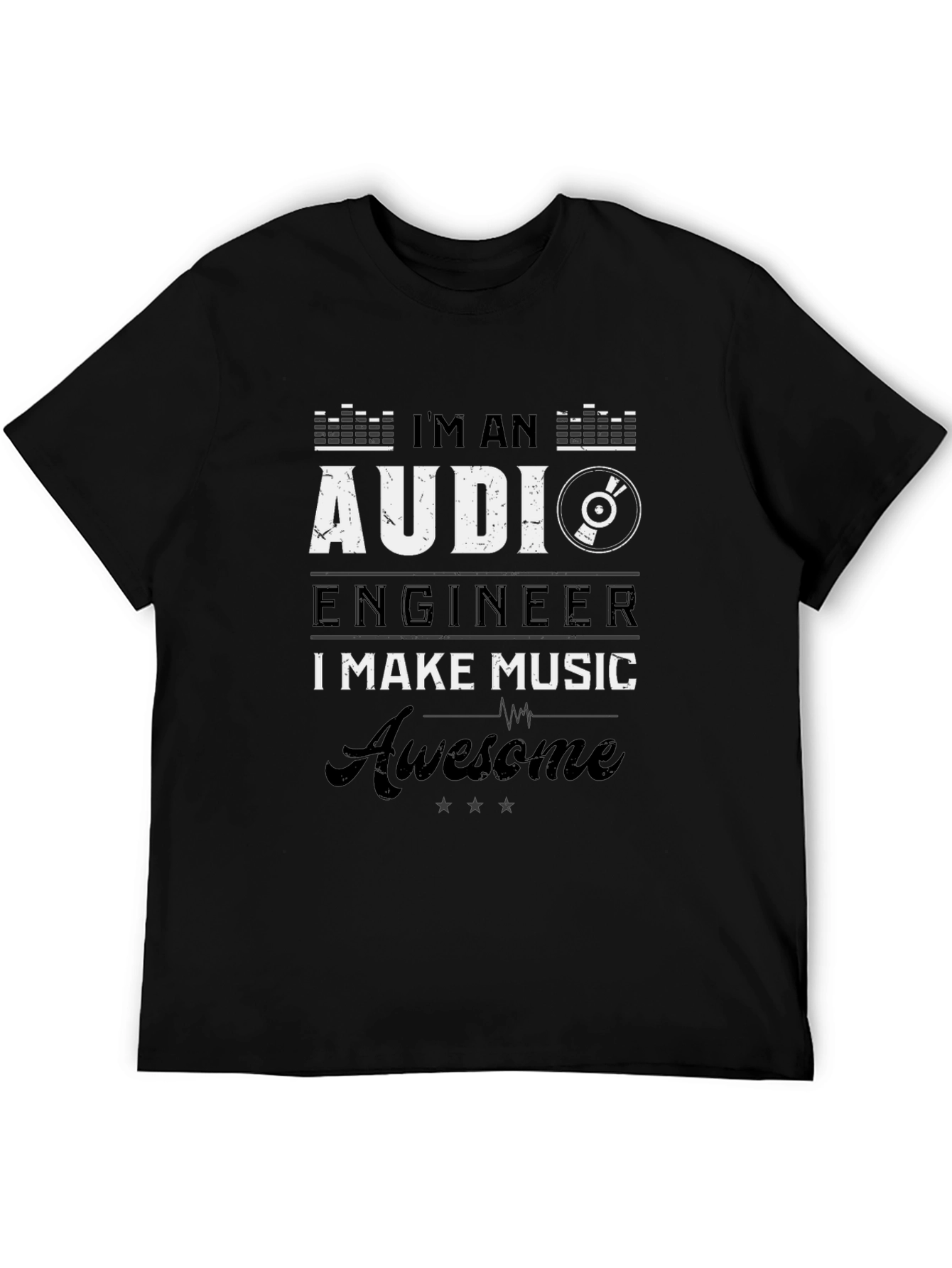Audi Engineer Music T-Shirt - Awesome Gift