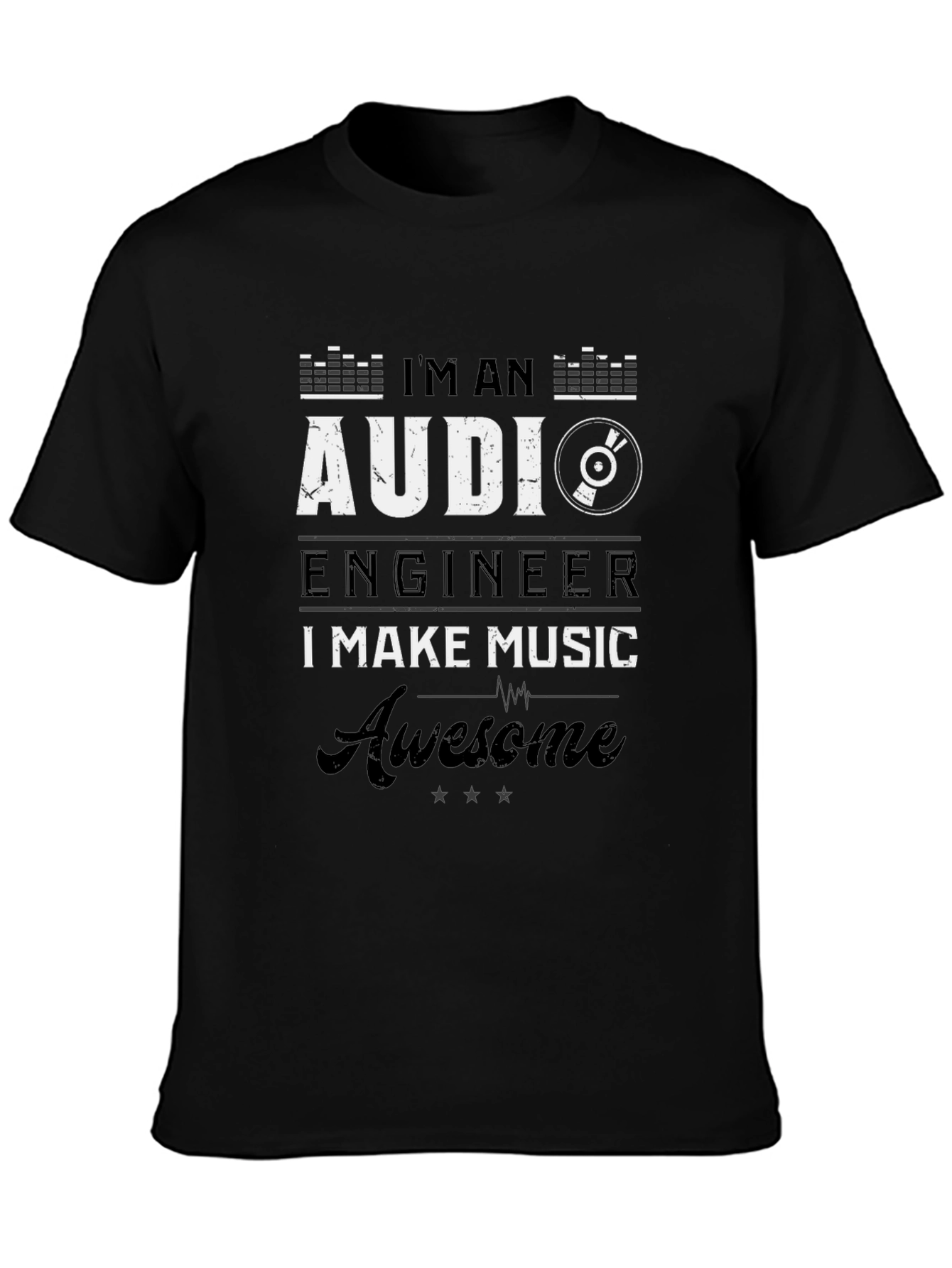 Audi Engineer Music T-Shirt - Awesome Gift