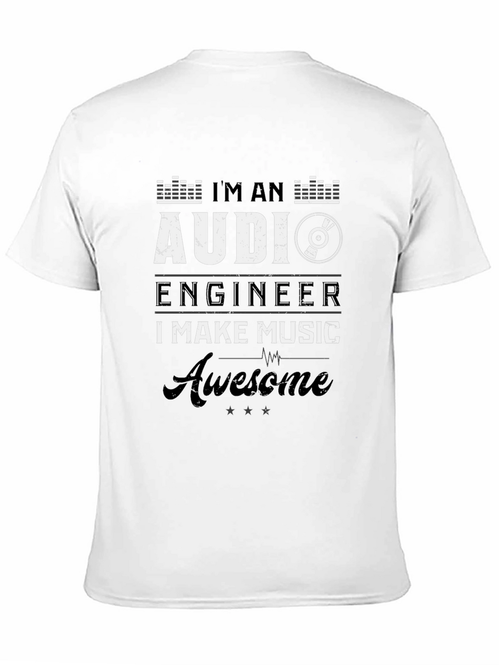Audi Engineer Music T-Shirt - Awesome Gift