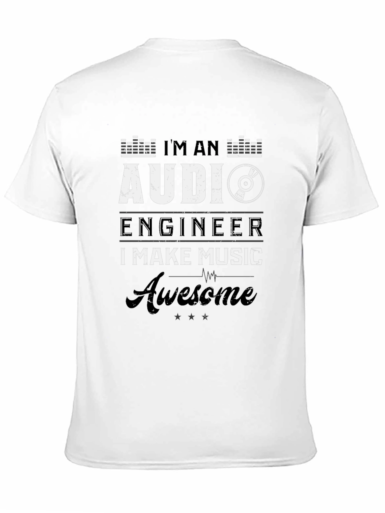 Audi Engineer Music T-Shirt - Awesome Gift