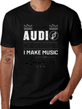 Audi Engineer Music T-Shirt - Awesome Gift